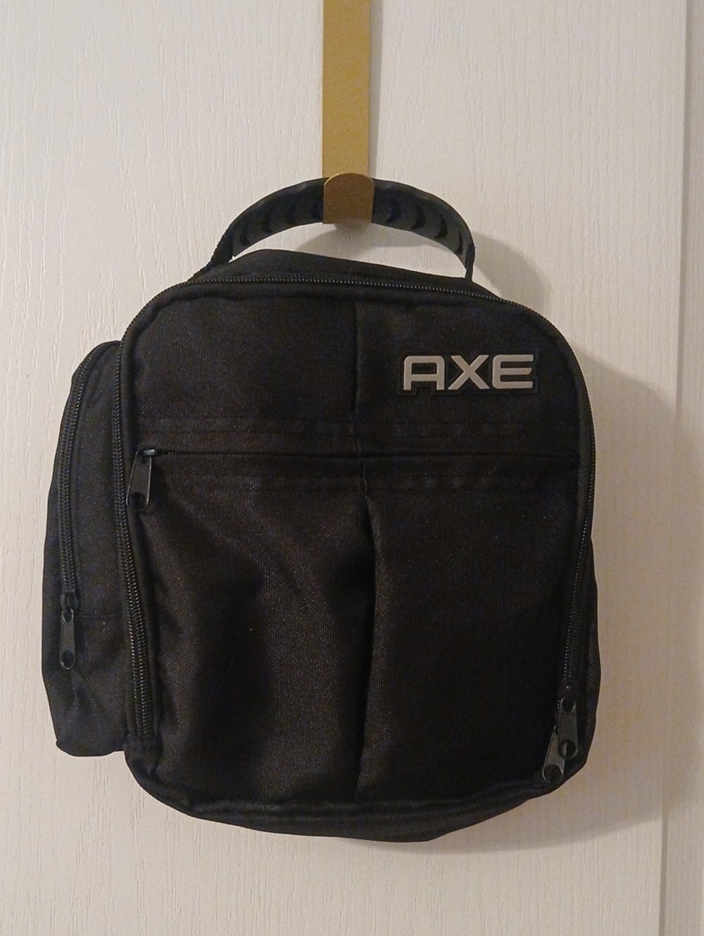 AXE Black Men's Toiletry Bag with Multiple Compartments